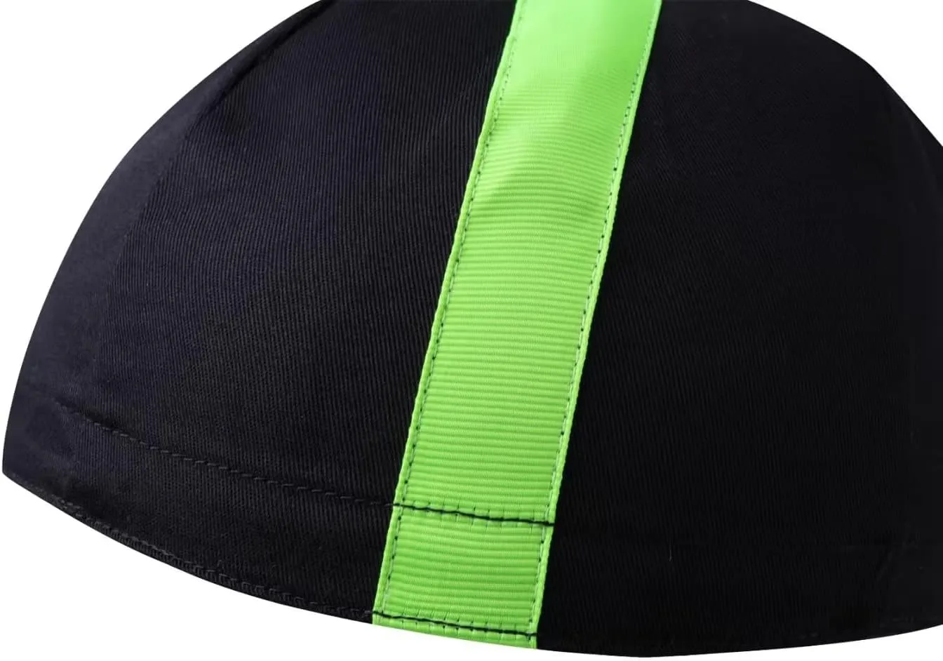 Black Cycling Cap - Cotton Cycling Hat-Under Helmet - Cycling Helmet Liner Breathable&Sweat Uptake One Size