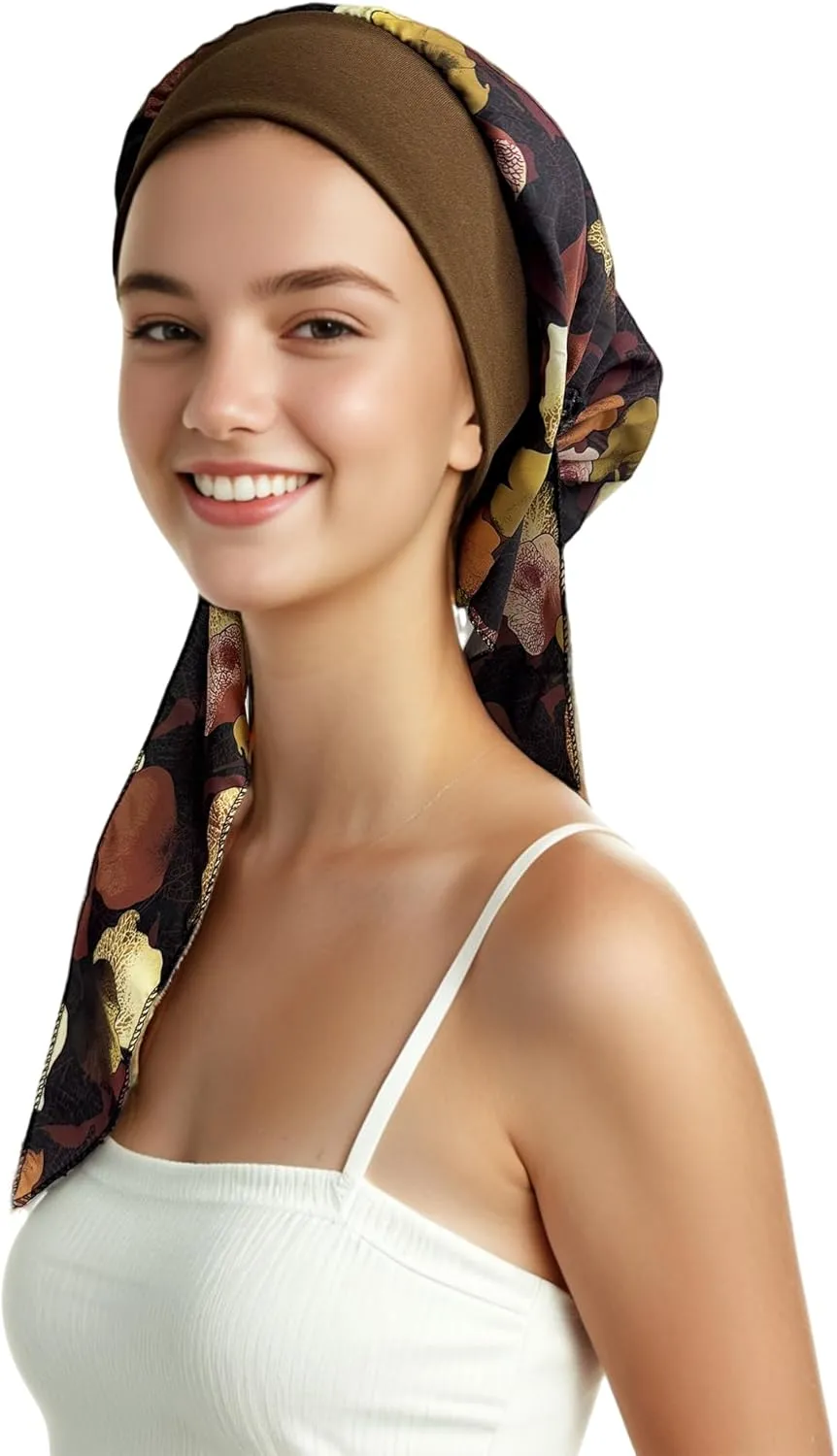 Chemo Headwear Turbans for Women, Cancer Head Scarf Head Coverings Caps, Head Wraps for Cancer Patients