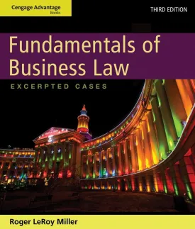 CourseMate (with Business Law Digital Video Library) for Miller's Cengage Advantage Books: Fundamentals of Business Law: Excerpted Cases, 3rd Edition