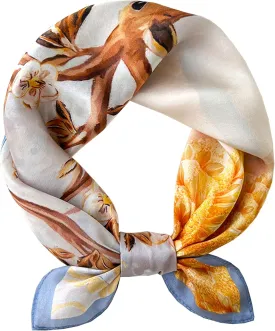 Dailyacc Hair Bandanas Scarf For Women Lightweight Fashion Neck Silk Satin Head Scarves For Sleeping Handbags Scarf