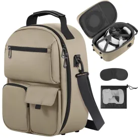FOREGOER Carrying Case for Meta Quest 3/Quest 3S/Oculus Quest 2, Hard Travel Storage Case Compatible with Meta Oculus Quest 2 Headset, Quest Pro and Accessories, VR All-in-One Gaming Headset