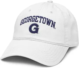 Georgetown Hoyas Arch Over White Officially Licensed Adjustable Baseball Hat