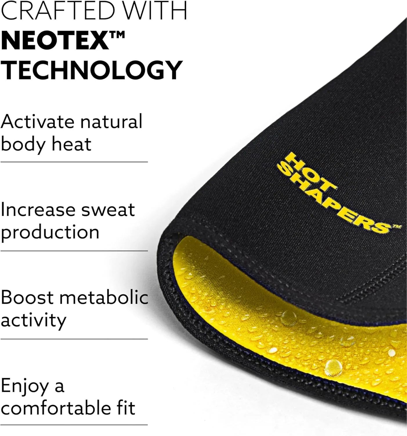 HOT SHAPERS Womens Hourglass Body Sculpting Kit - Waist Cincher & Waist Trainer with Sweat Fabric for Full-Body Contouring