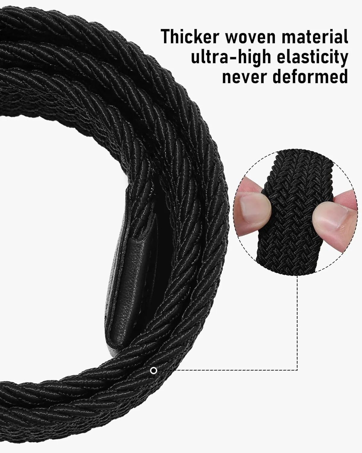 Kajeer Kids Belt for Boy, Stretch Braide Toddler Belt Pin Buckle Elastic Woven PU Golf Toddler Youth Belt for Casual