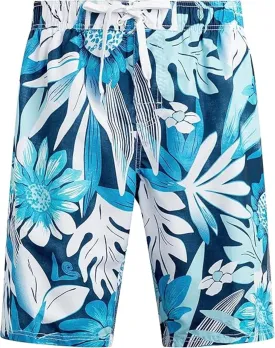 Kanu Surf Boys' Reflection Quick Dry UPF 50  Beach Swim Trunk