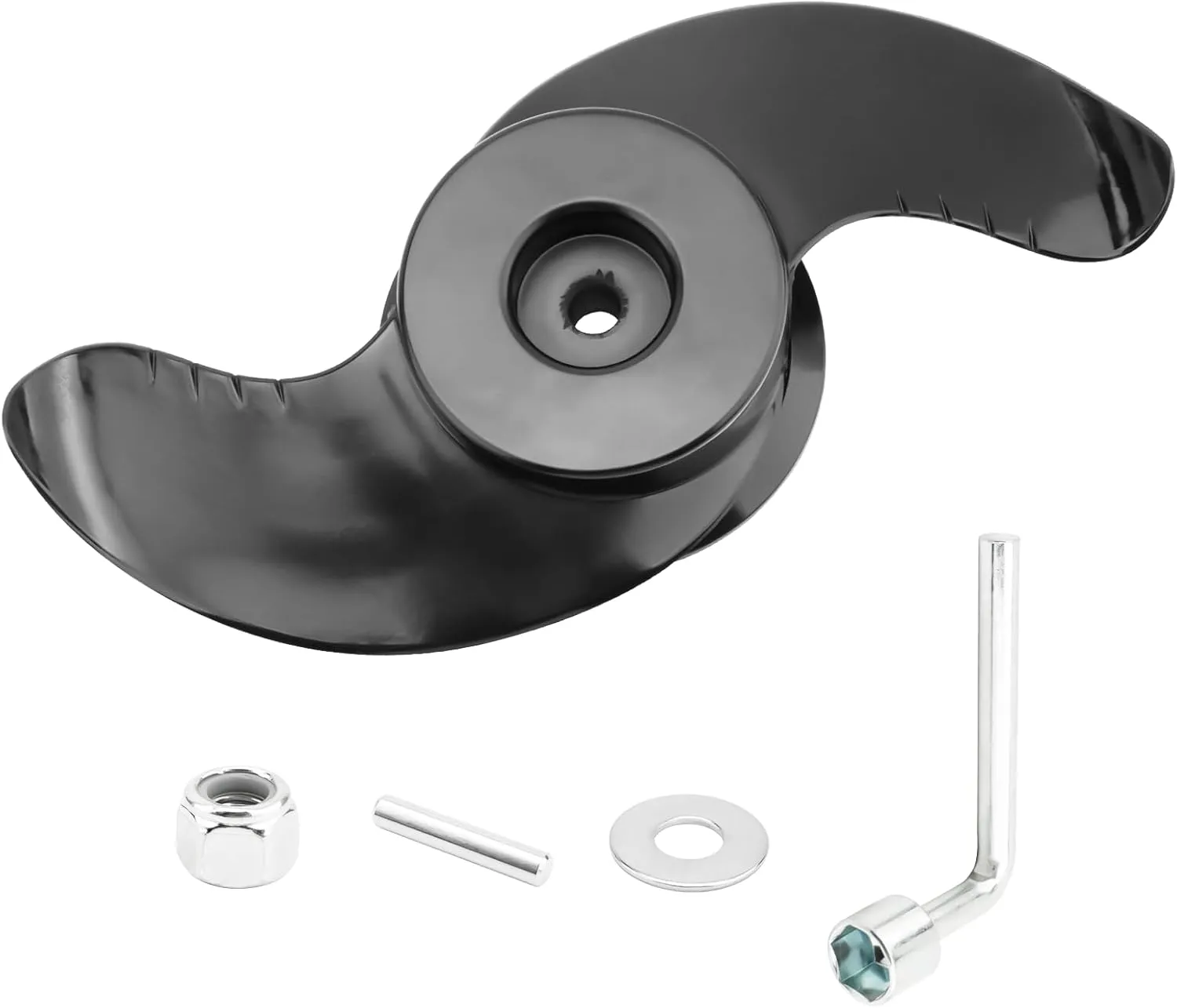 MKP-38 Weedless Wedge 2 Prop Compatible with Minn Kota 4-1/2" Diameter Motors, 1865023&1378160 Trolling Motor Prop Fit for Minn Kota Ulterra,Fortrex,Terrova,Riptide ST/SF112LB Thrust Motor Parts