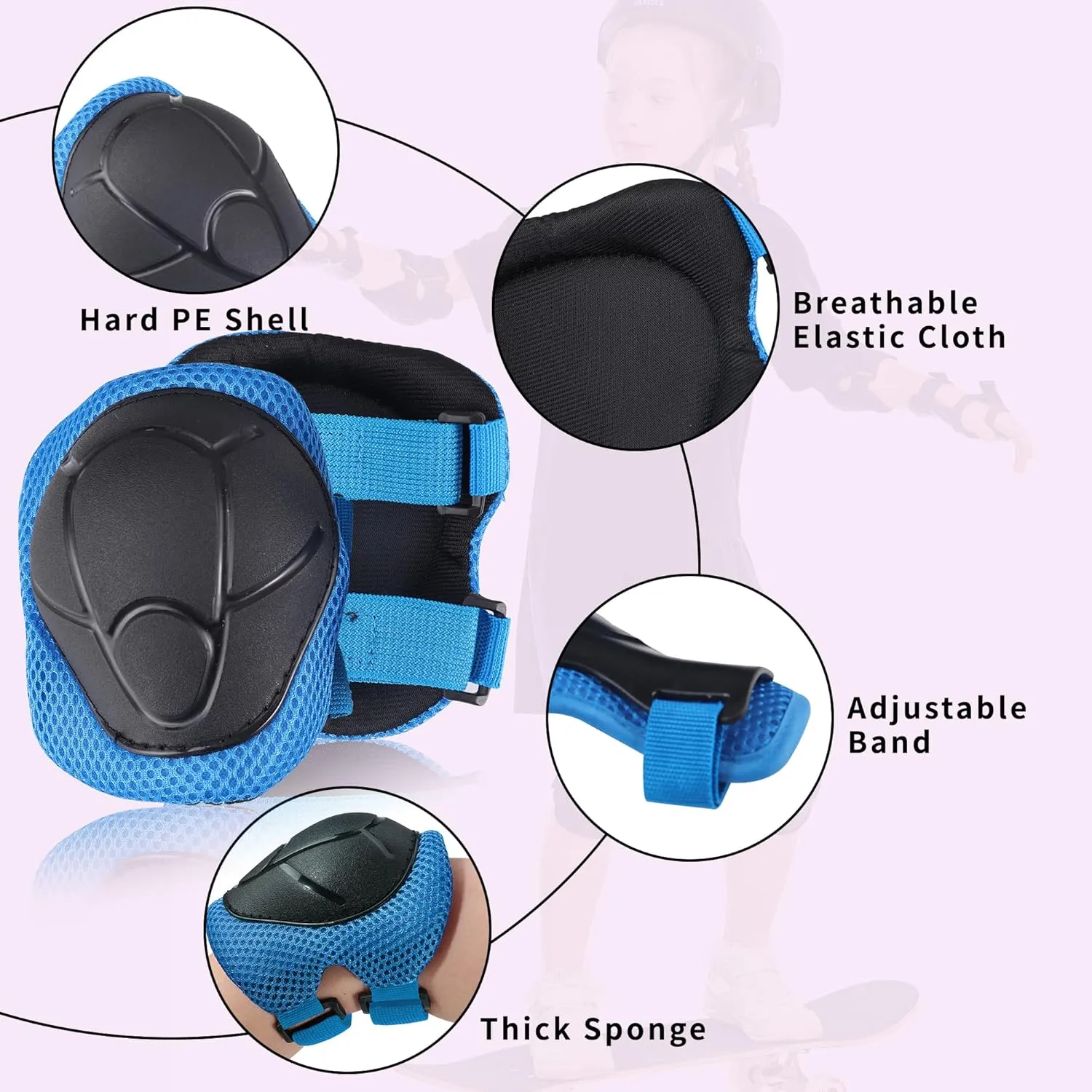SAITI Kids Bike Helmet, Toddler Helmet for Ages 3-14, Unisex, Multi-Sports, Skateboard, Bicycle, Scooter, Skating, Roller