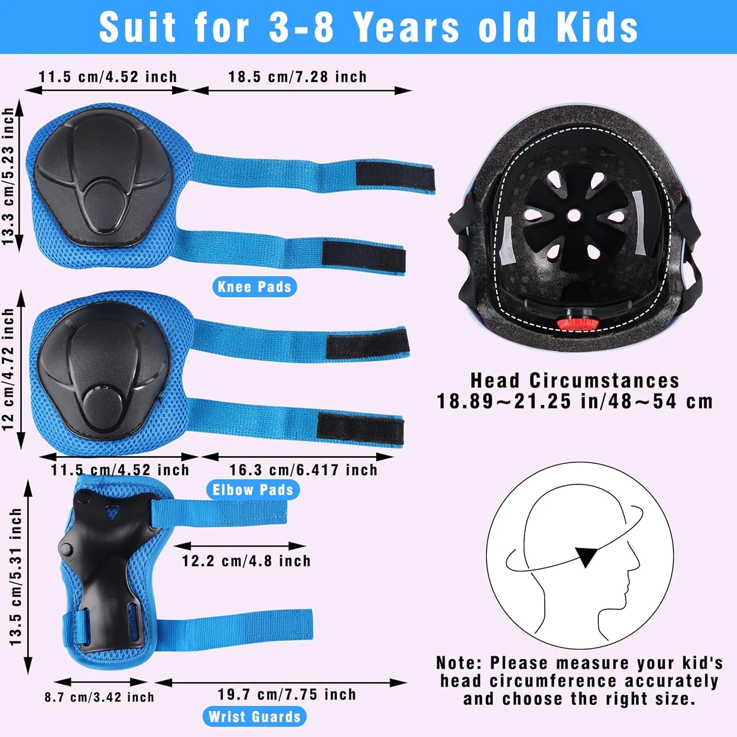 SAITI Kids Bike Helmet, Toddler Helmet for Ages 3-14, Unisex, Multi-Sports, Skateboard, Bicycle, Scooter, Skating, Roller