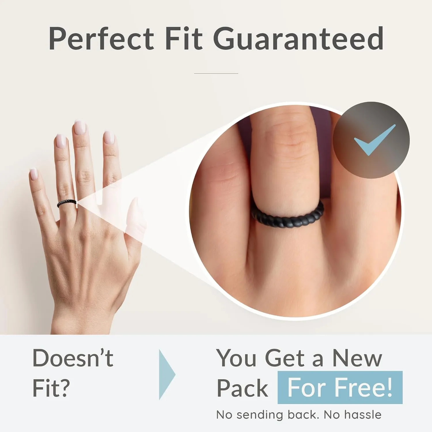 ThunderFit Thin Braided Silicone Wedding Bands for Women, Rubber Engagement Rings 3.5mm Wide 2mm Thick - 1/4/8/10/12/16 Variety Multipack