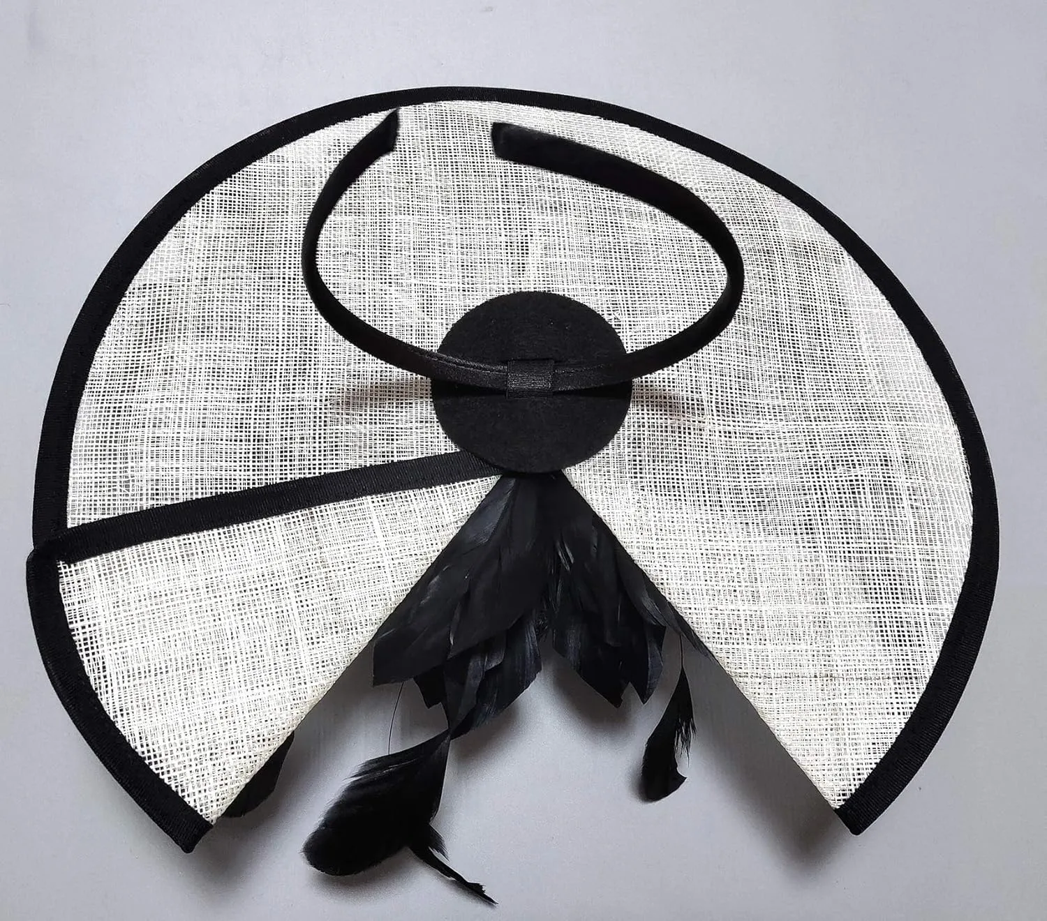 Women Fascinators Derby Church Tea Party Wedding Flower Feathers Headpiece with Headband Clips