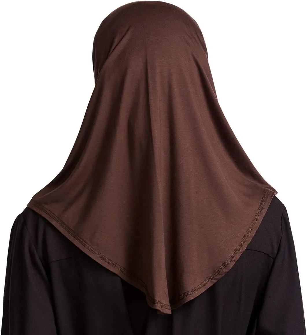 Women Muslim Elastic Inner Hijab Cap Soft Stretchy Turban Islamic Overhead Full Head Cover for Ramadan