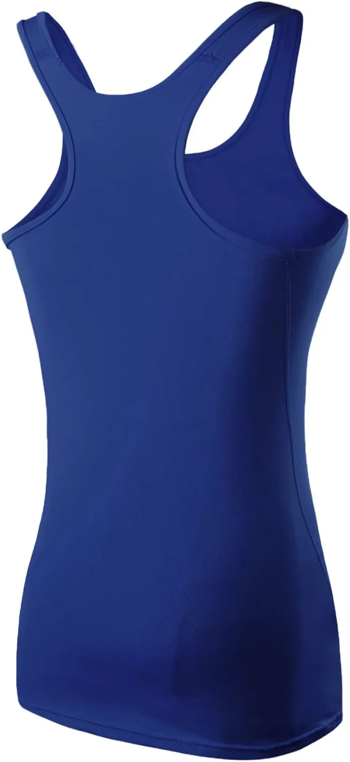 Women's Fitness Fast Dry Compression Running Sleeveless Athletic Tank Top 2/3 Packs
