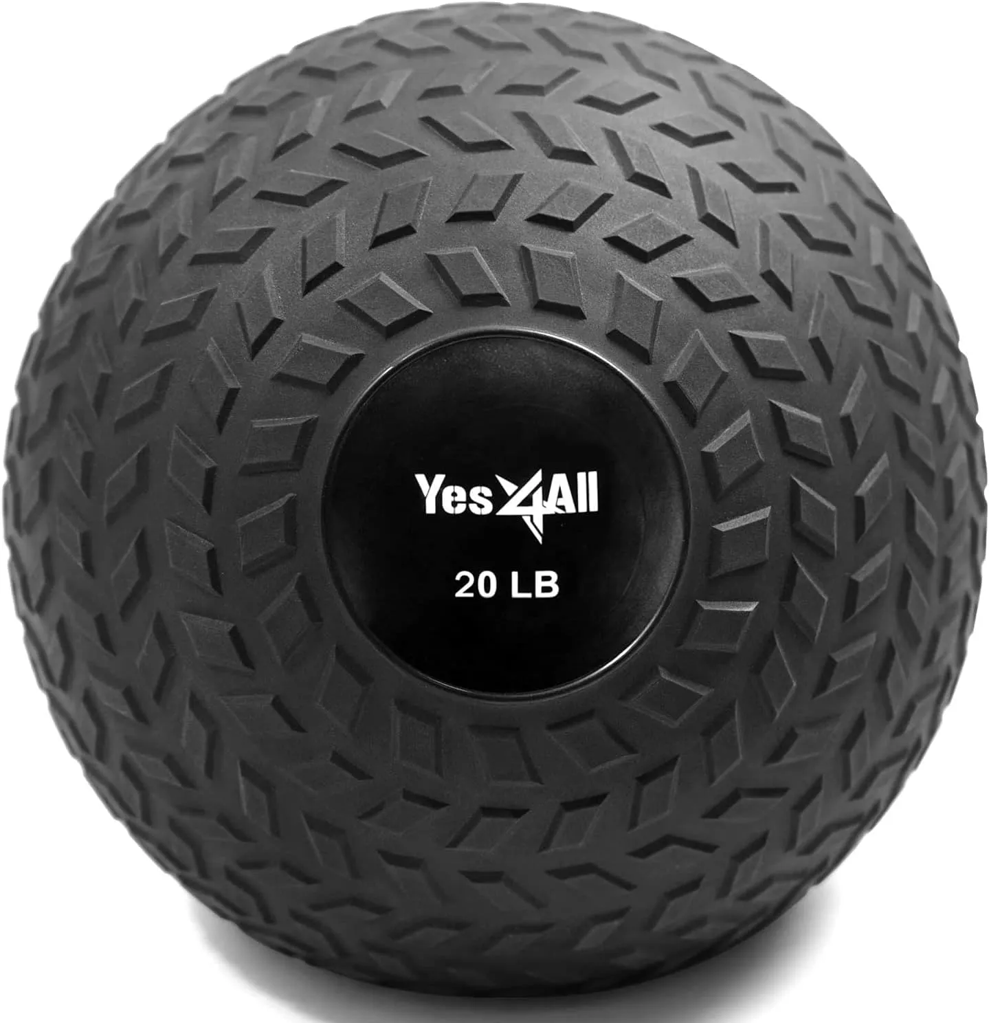 Yes4All Slam Balls, 10-40lb Medicine Ball Weight, Durable PVC Sand Filled Workout Dynamic Medicine Ball for Core Strengthen